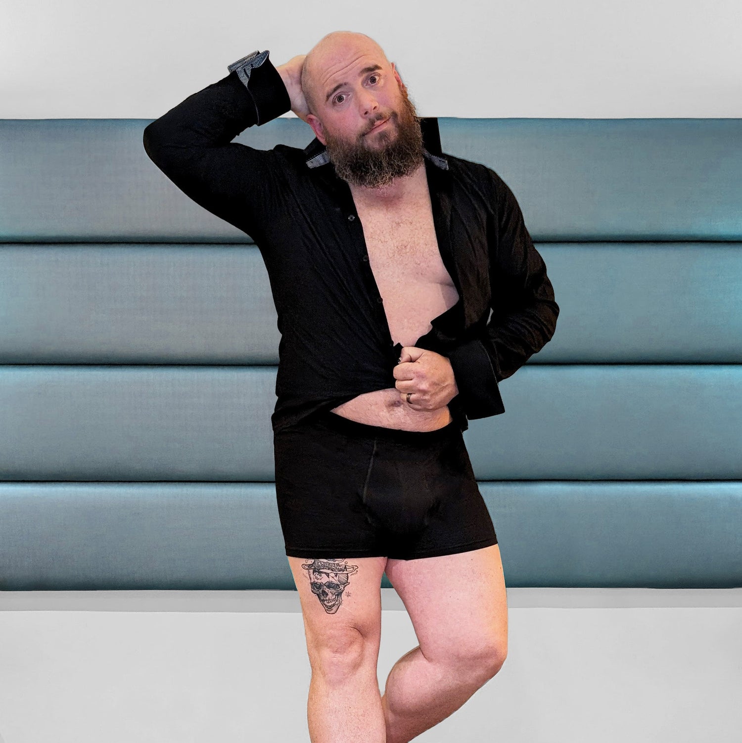 Calzoncillos bóxer de algodón orgánico para mascarillas