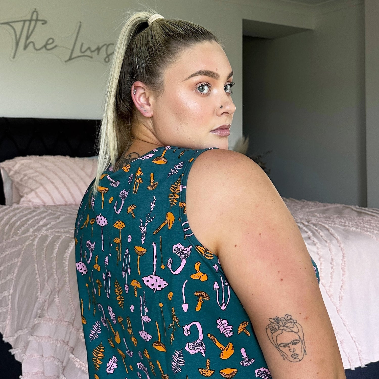 Chaleco de pijama de algodón orgánico - Mushie Patch