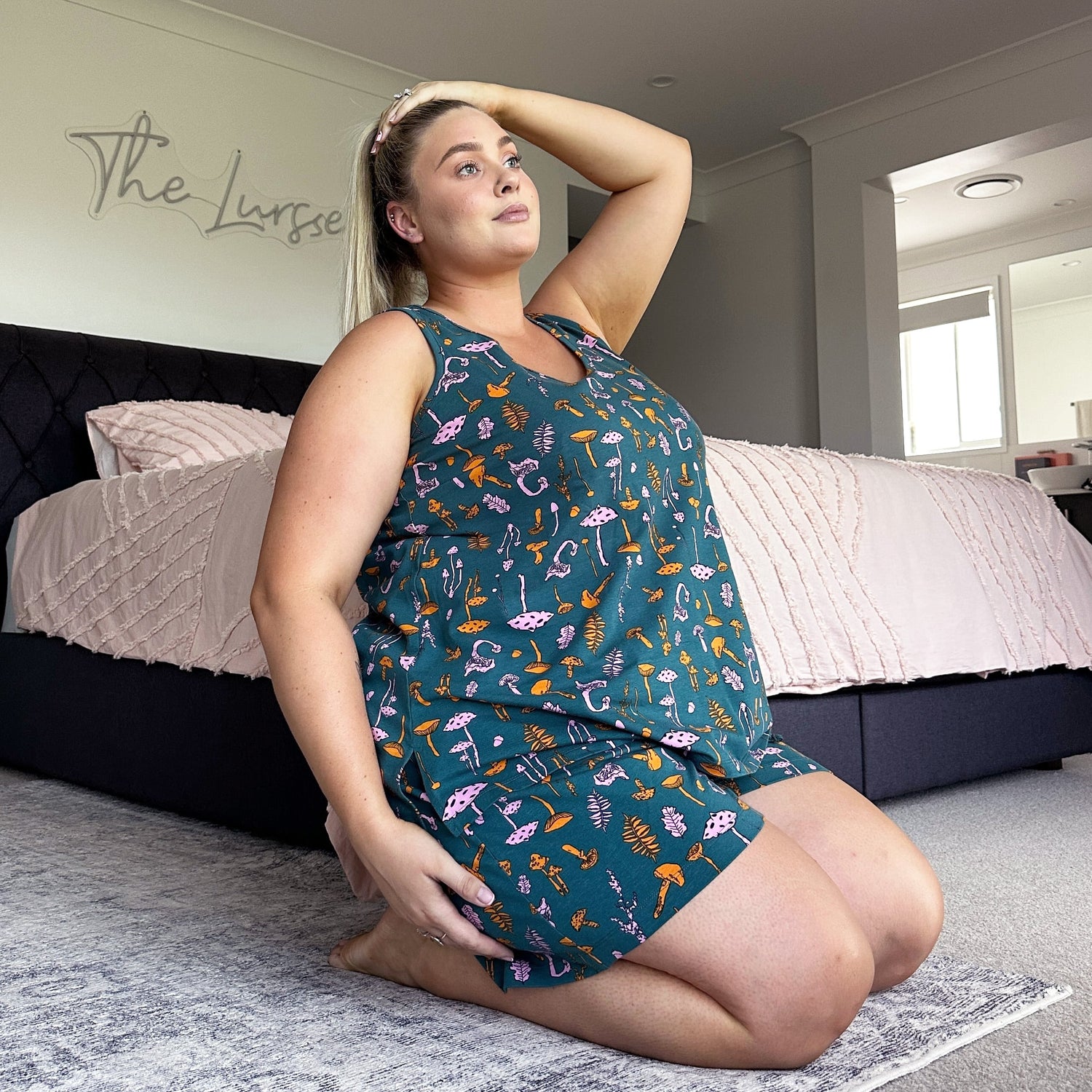 Chaleco de pijama de algodón orgánico - Mushie Patch