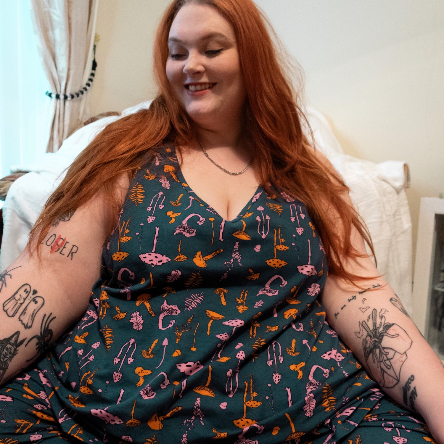 Chaleco de pijama de algodón orgánico - Mushie Patch