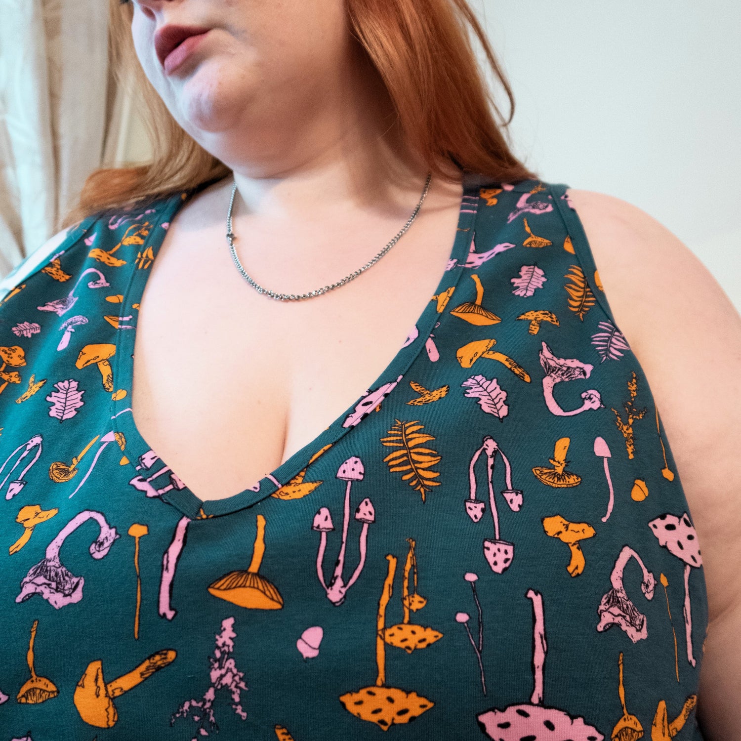 Chaleco de pijama de algodón orgánico - Mushie Patch