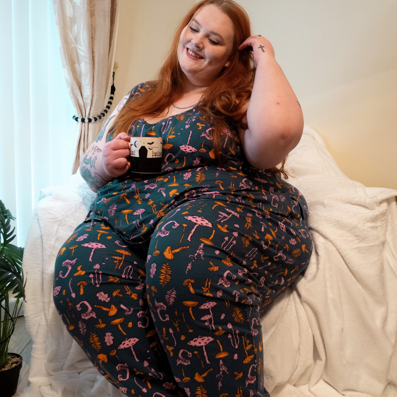 Chaleco de pijama de algodón orgánico - Mushie Patch