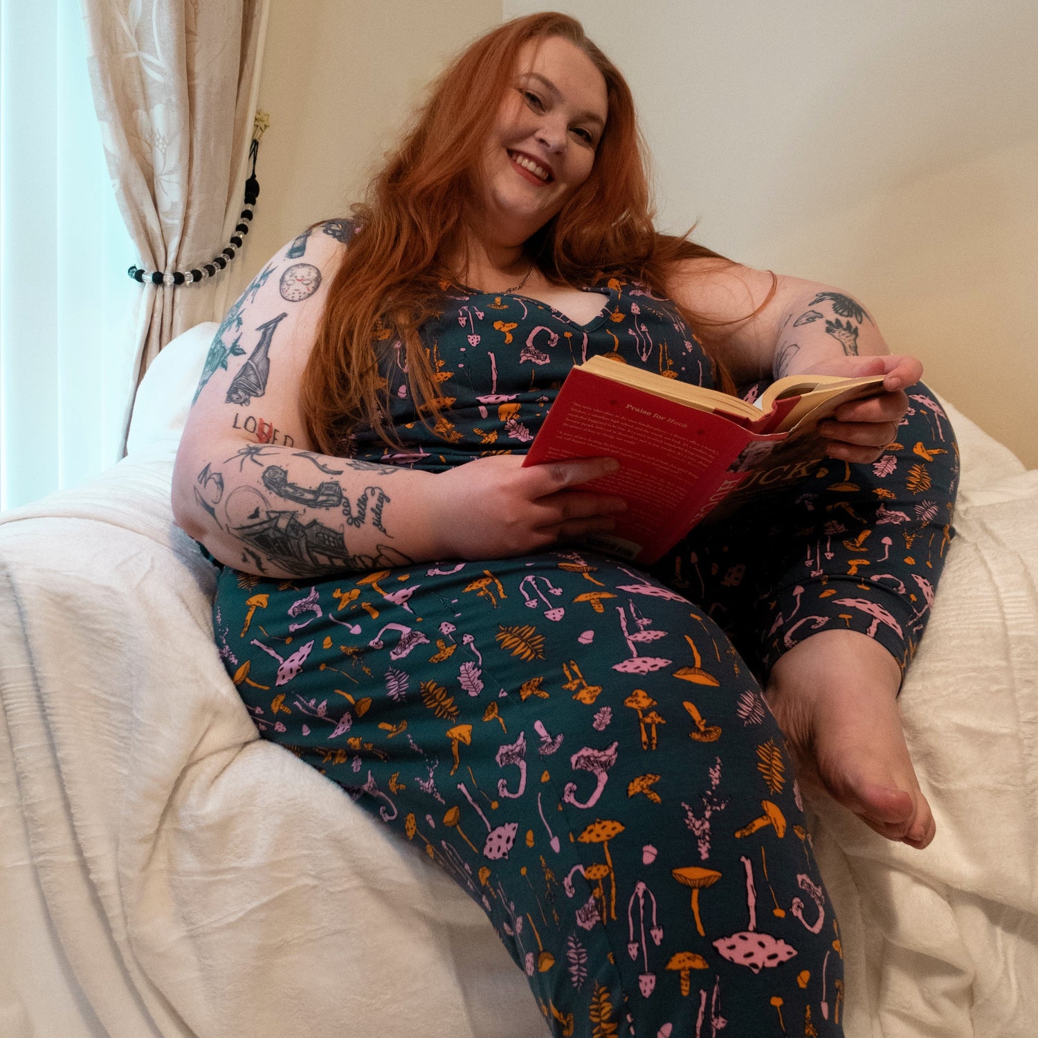 Chaleco de pijama de algodón orgánico - Mushie Patch