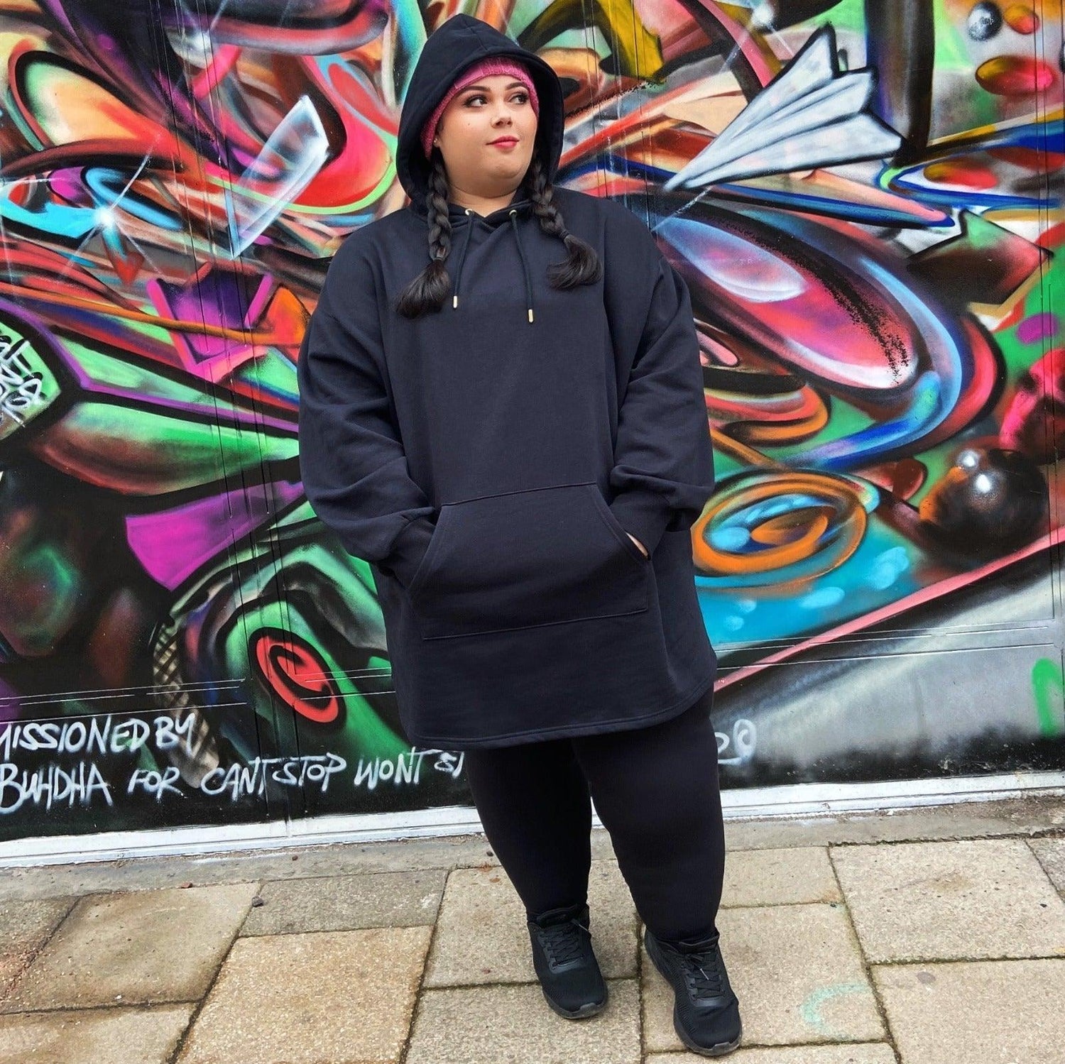 Sudadera con capucha larga de algodón orgánico