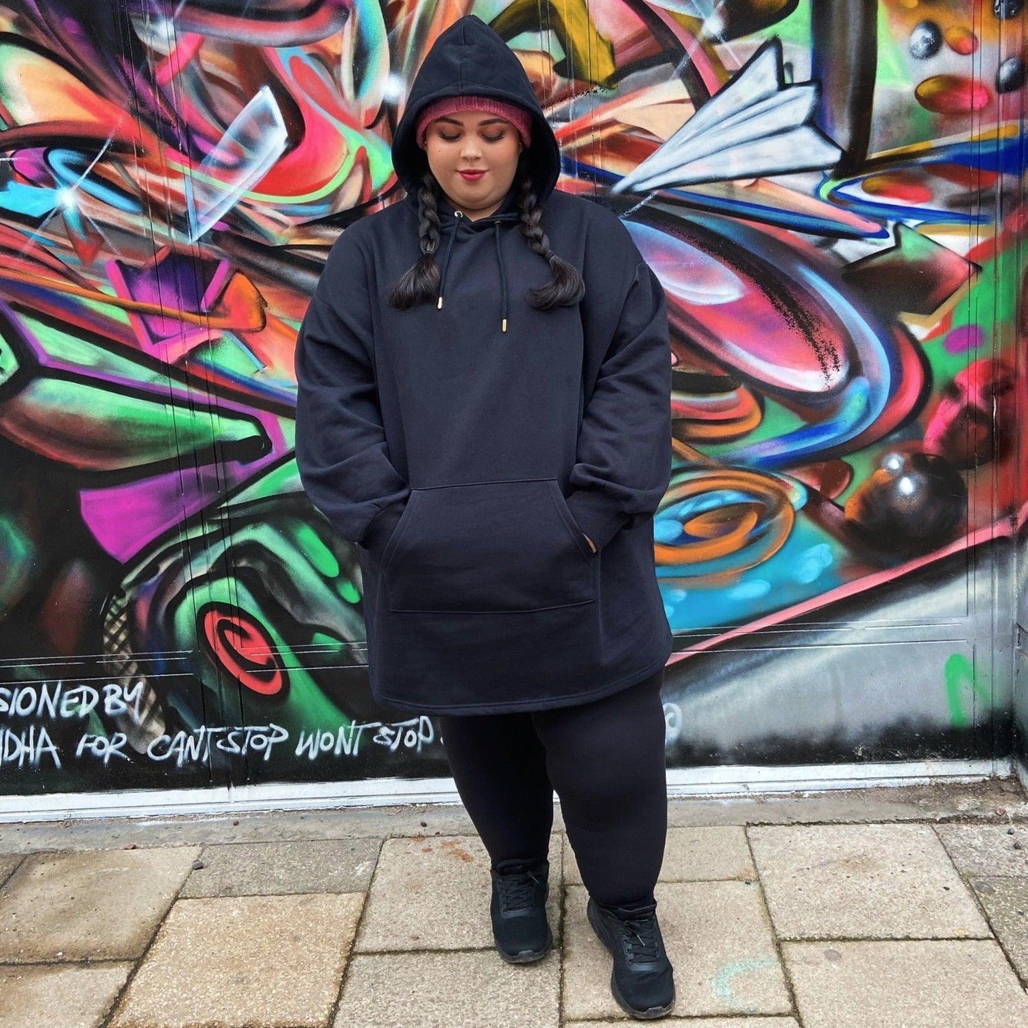 Sudadera con capucha larga de algodón orgánico