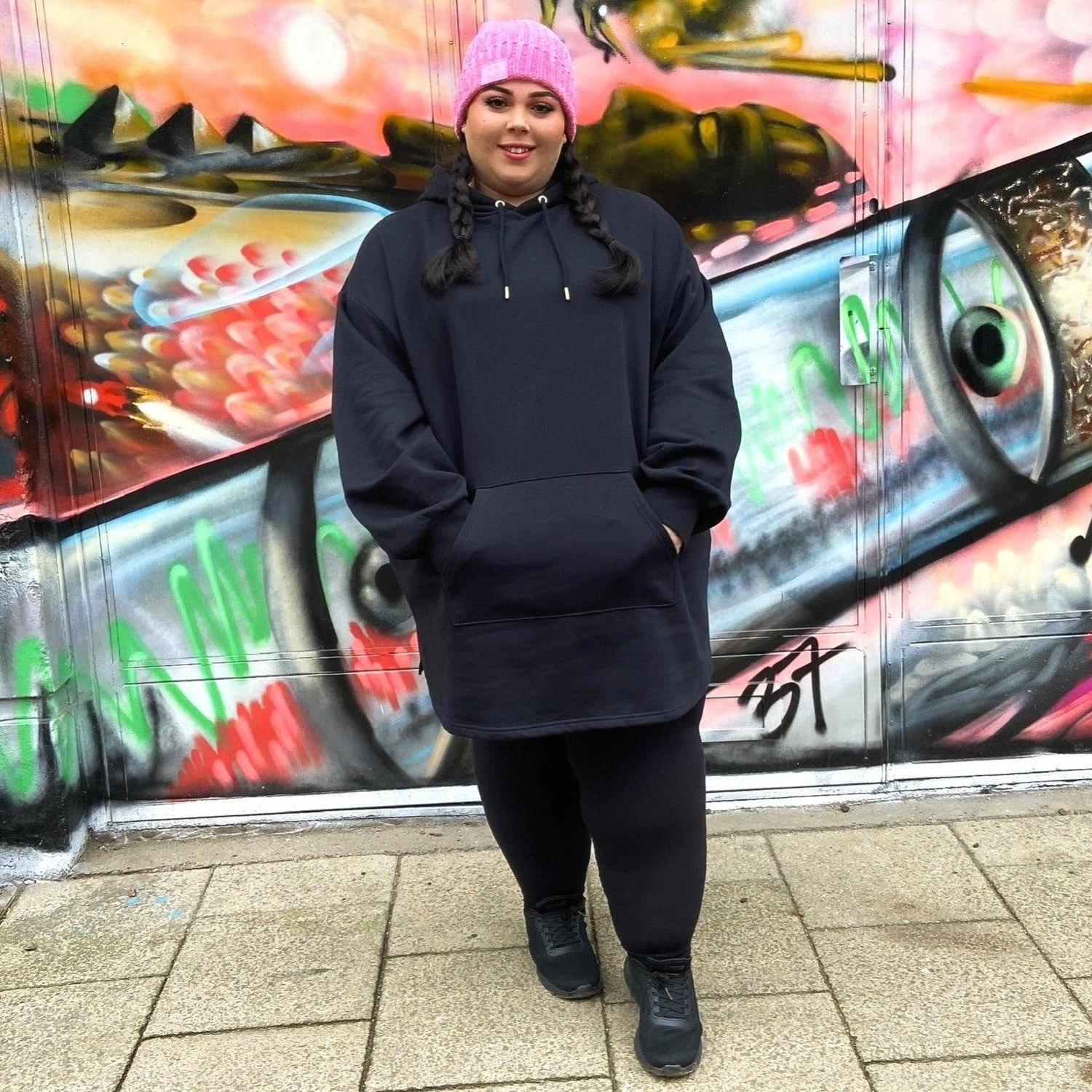 Sudadera con capucha larga de algodón orgánico