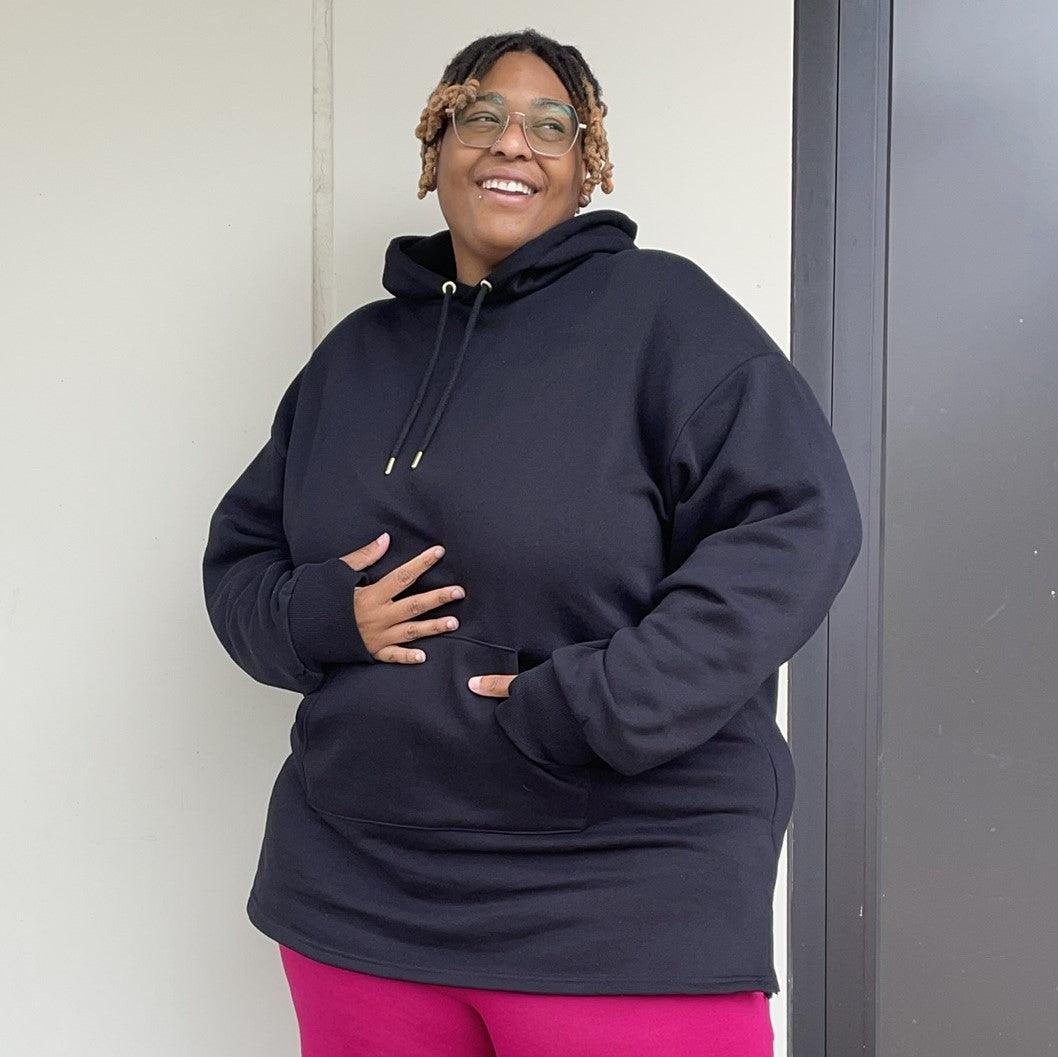 Sudadera con capucha larga de algodón orgánico