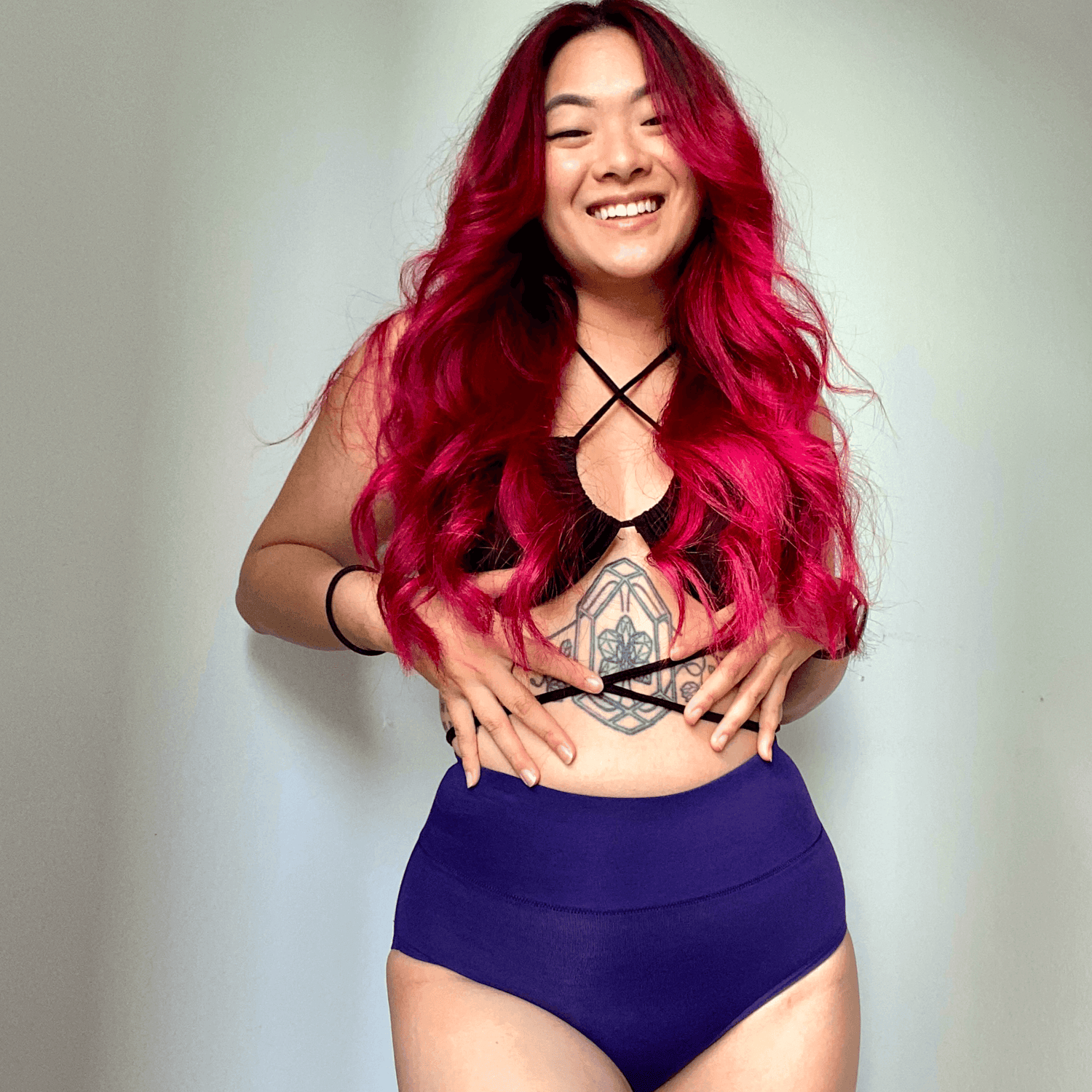 Braguitas de algodón orgánico - Suffragette Purple