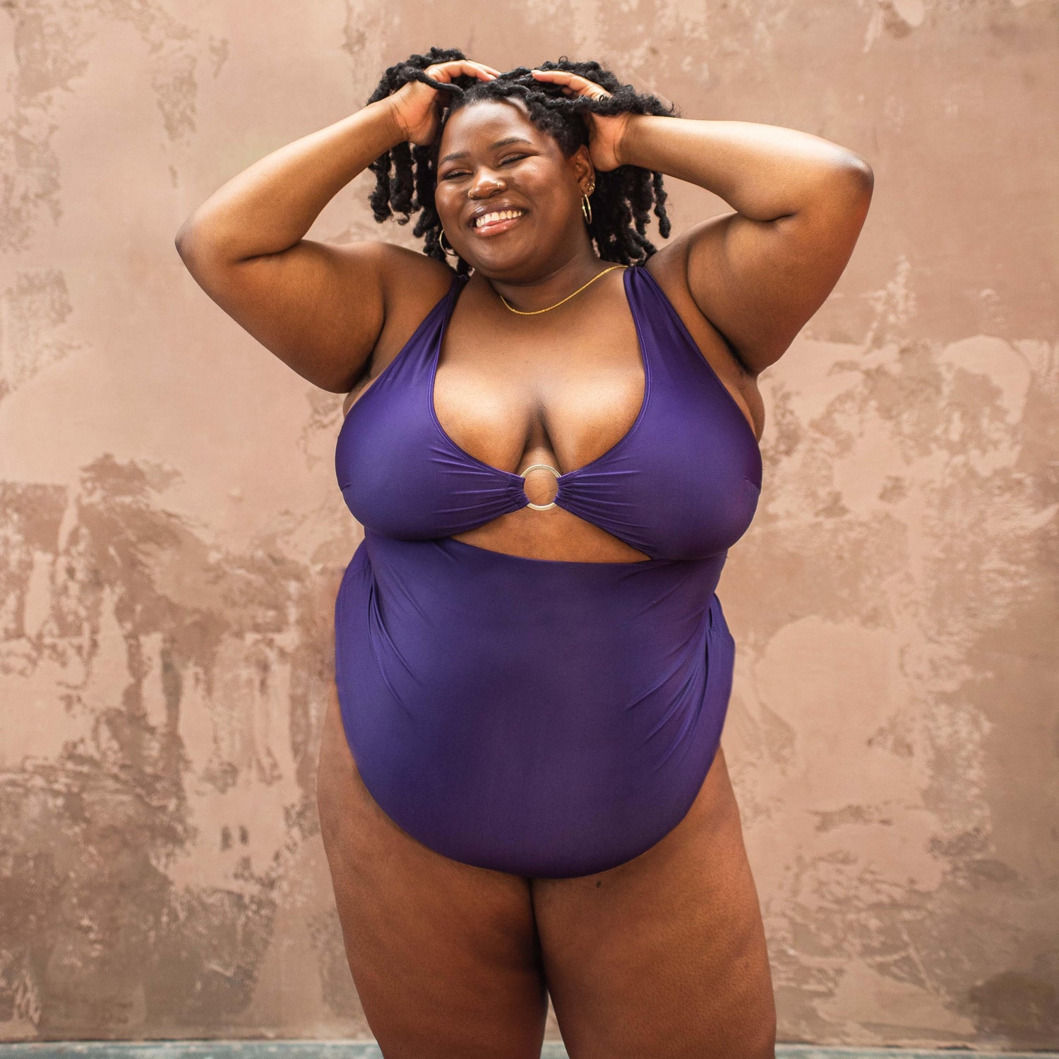 Traje de baño con cera - Morado