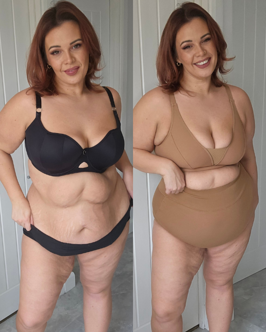 Organic Cotton Super High Waist Knickers - Caramel