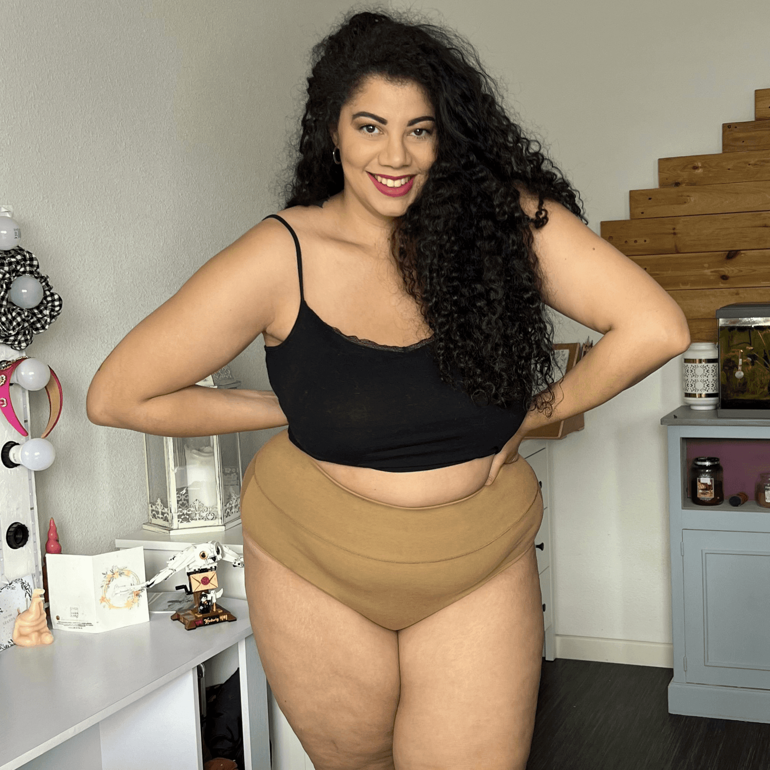 Braguitas de algodón orgánico - Caramelo