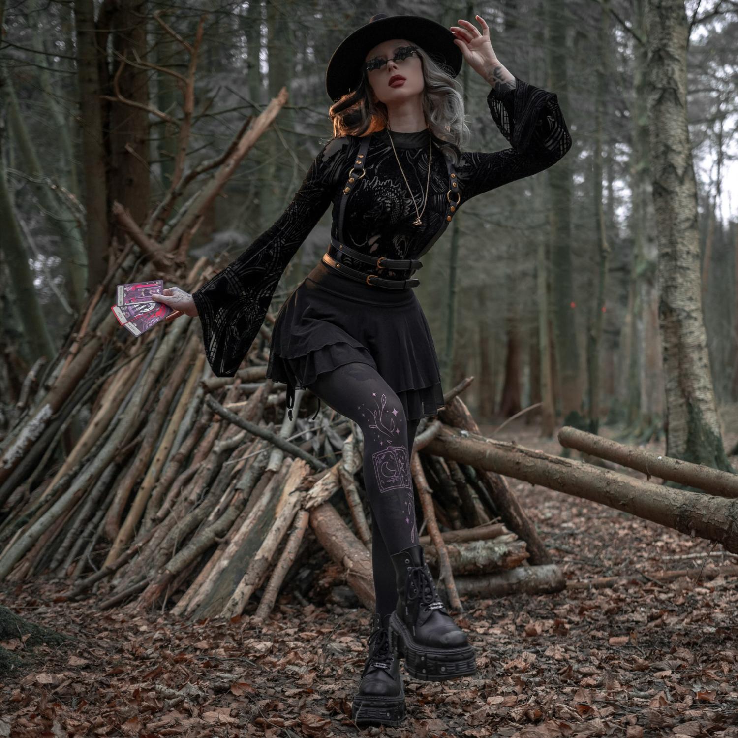 80 Denier Opaque Tights - Tarot