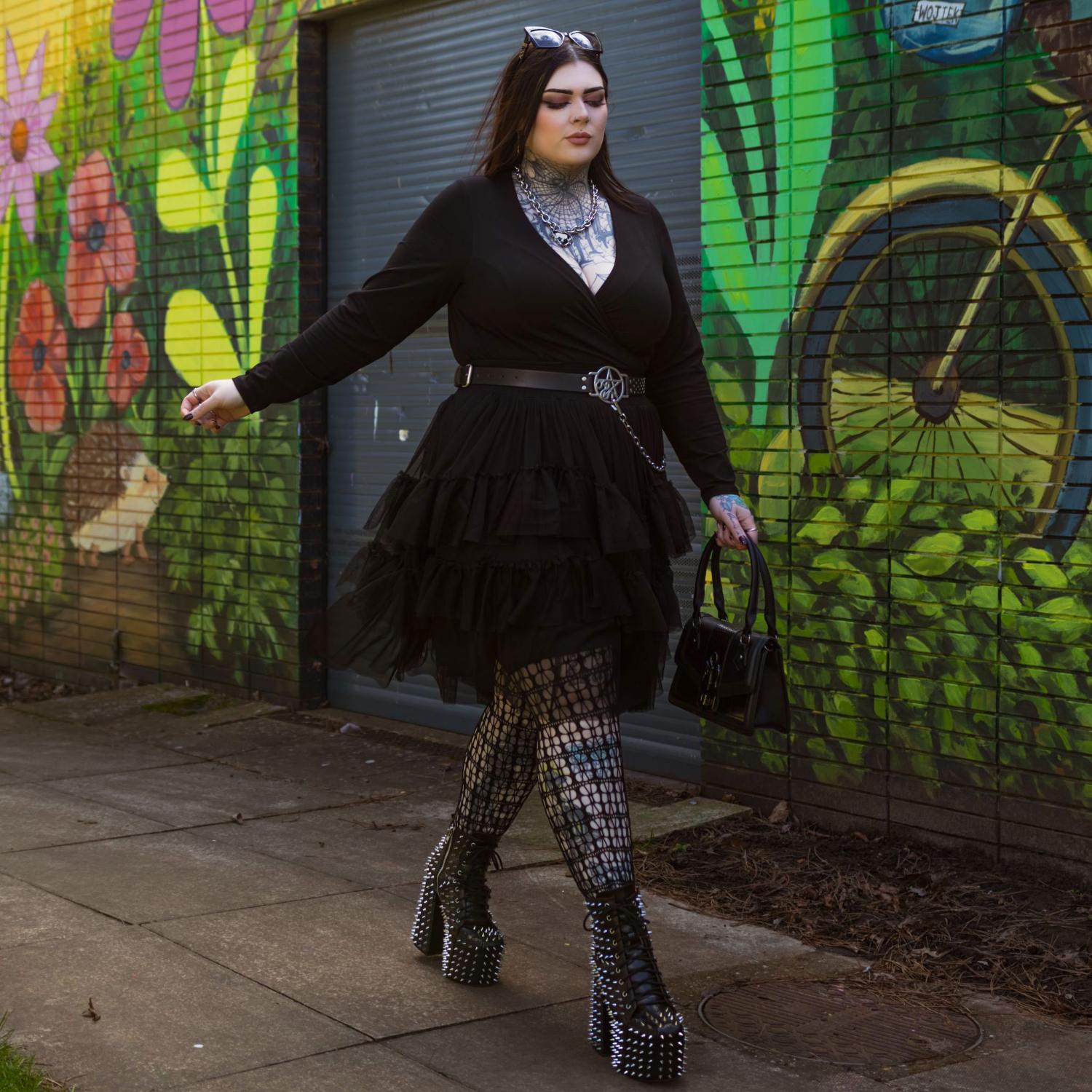 Mesh Skirt - Black