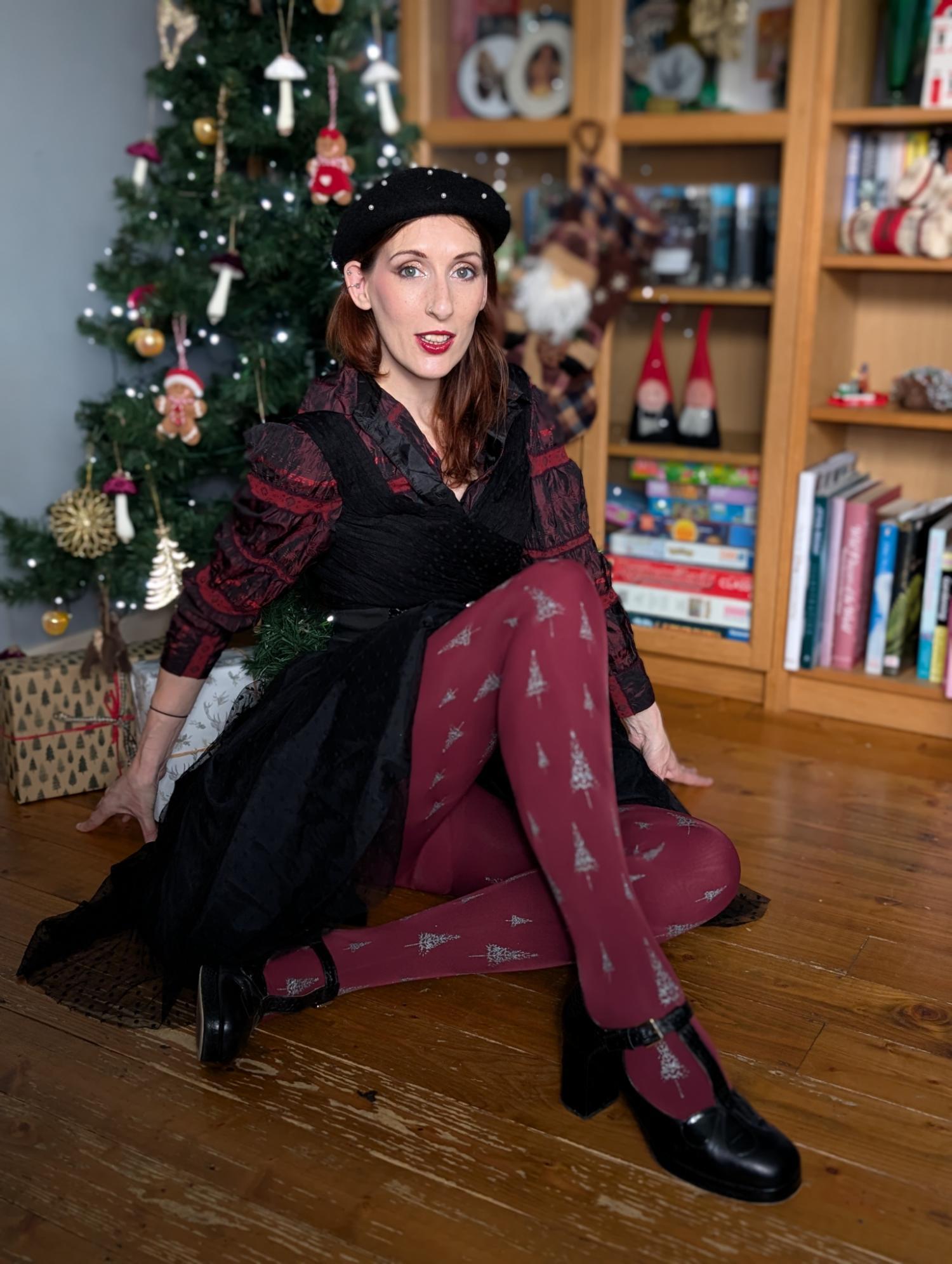 80 Denier Opaque Tights - Enchanted Forest