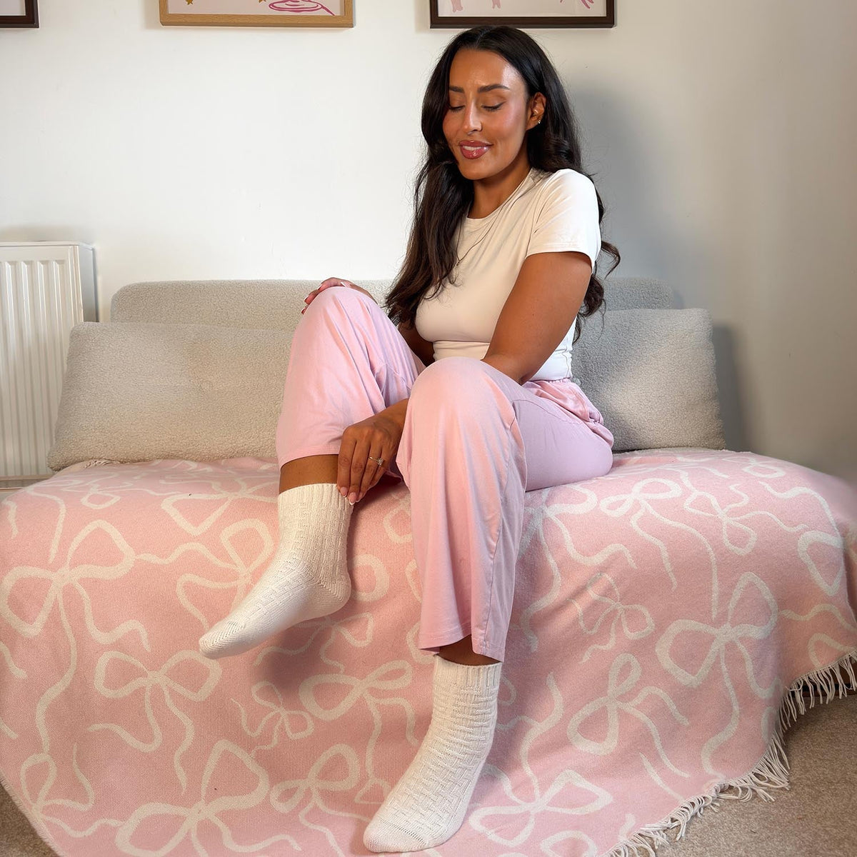 Everyday Crew Socks - 5 Pairs in White