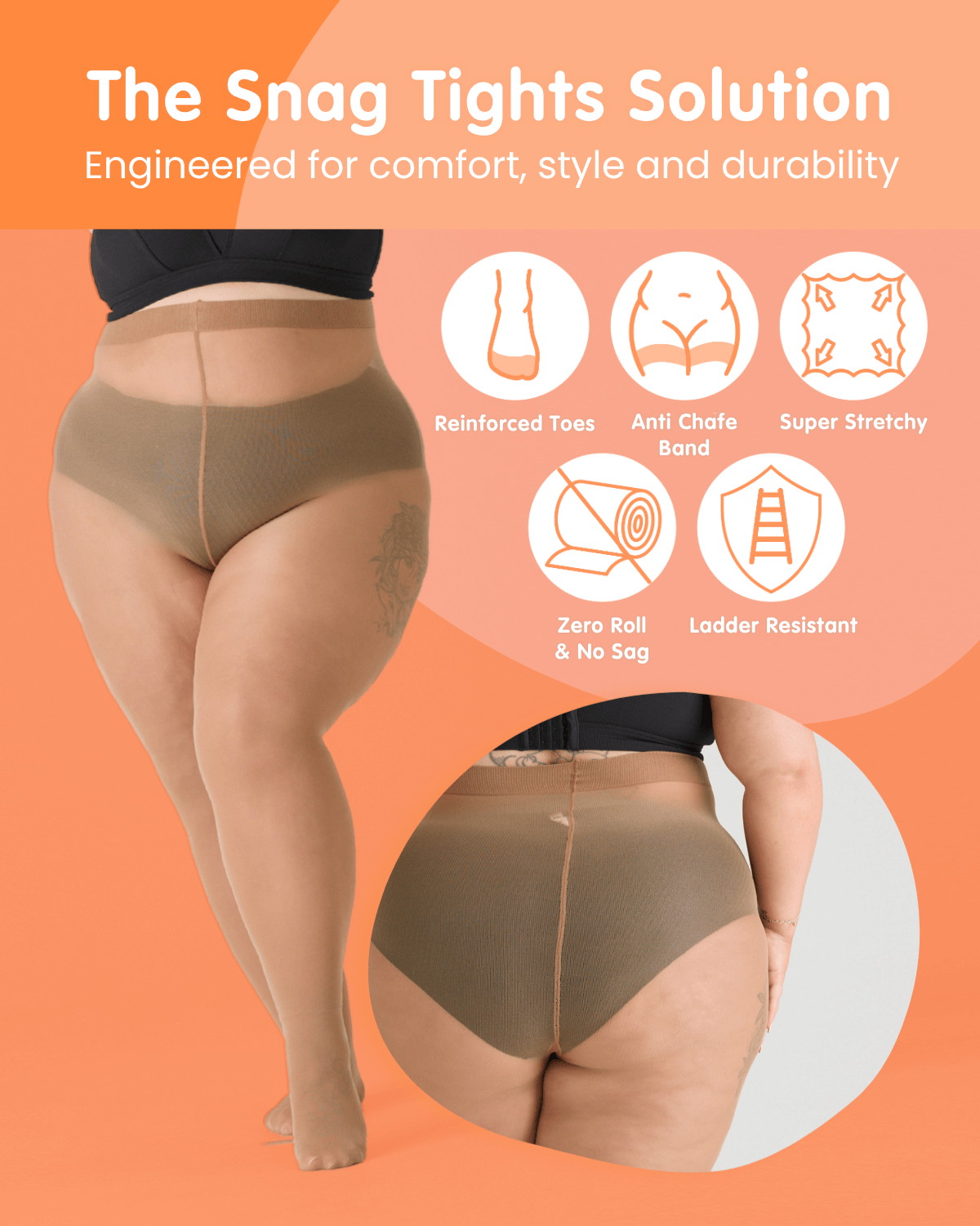 50 Denier Tights - Builder’s Tea