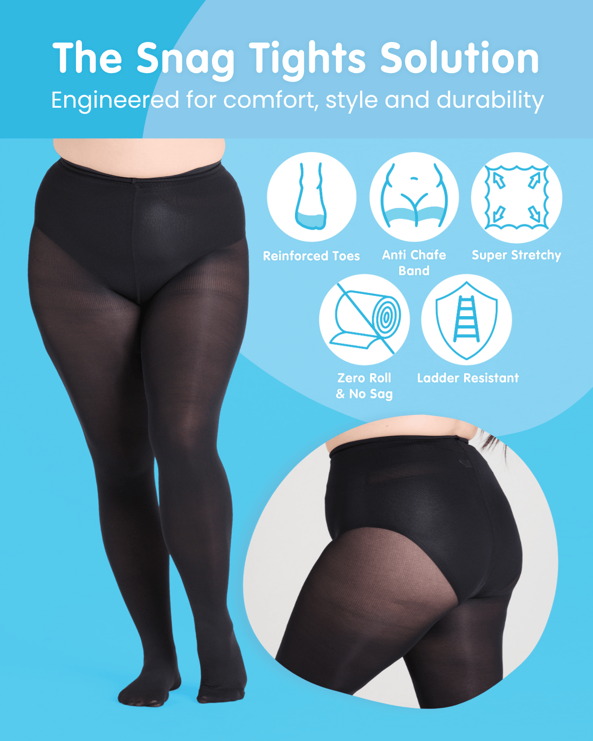 80 Denier Tights - Unicorn Fluff