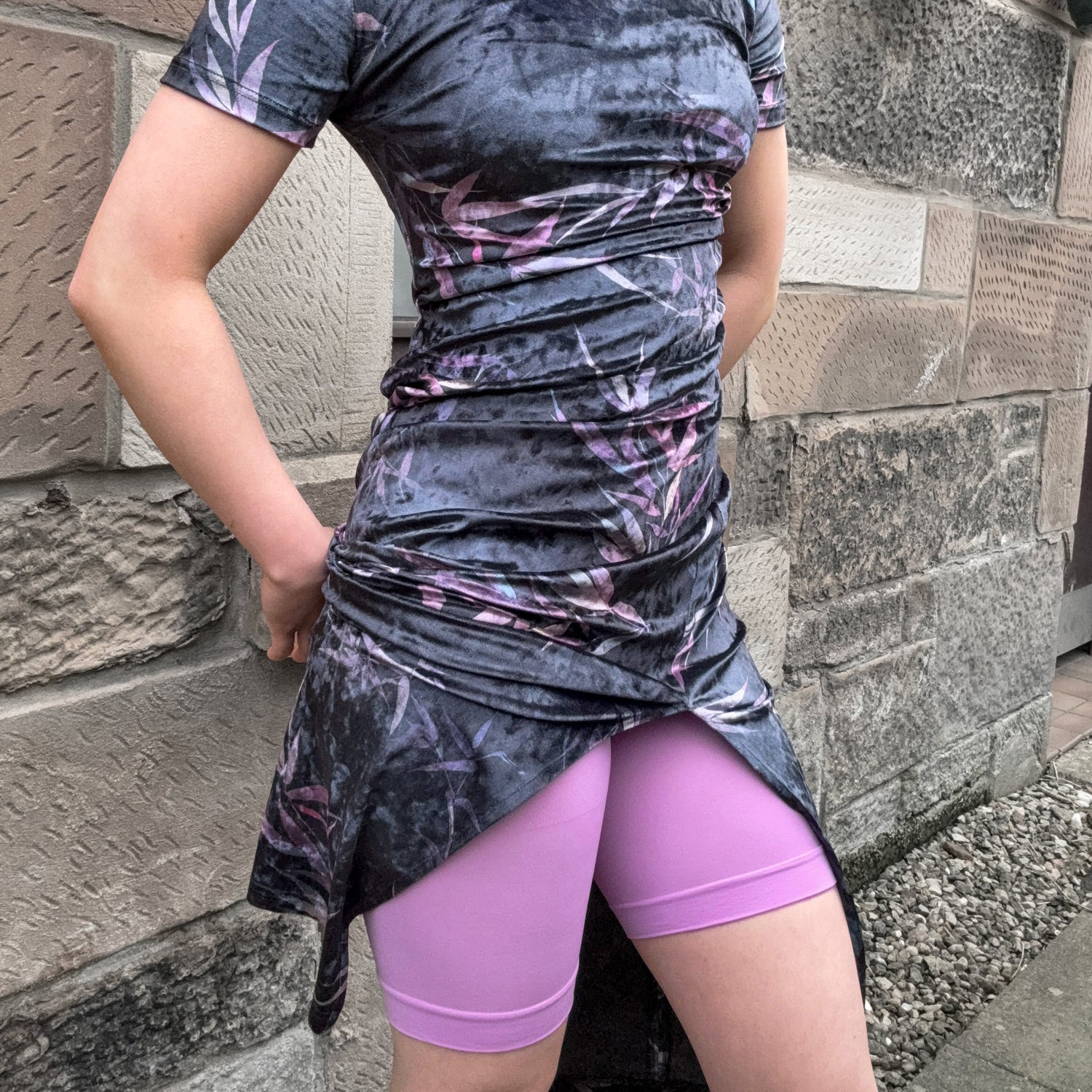 Stay Cool Chub Rub Shorts - Smoky Grape