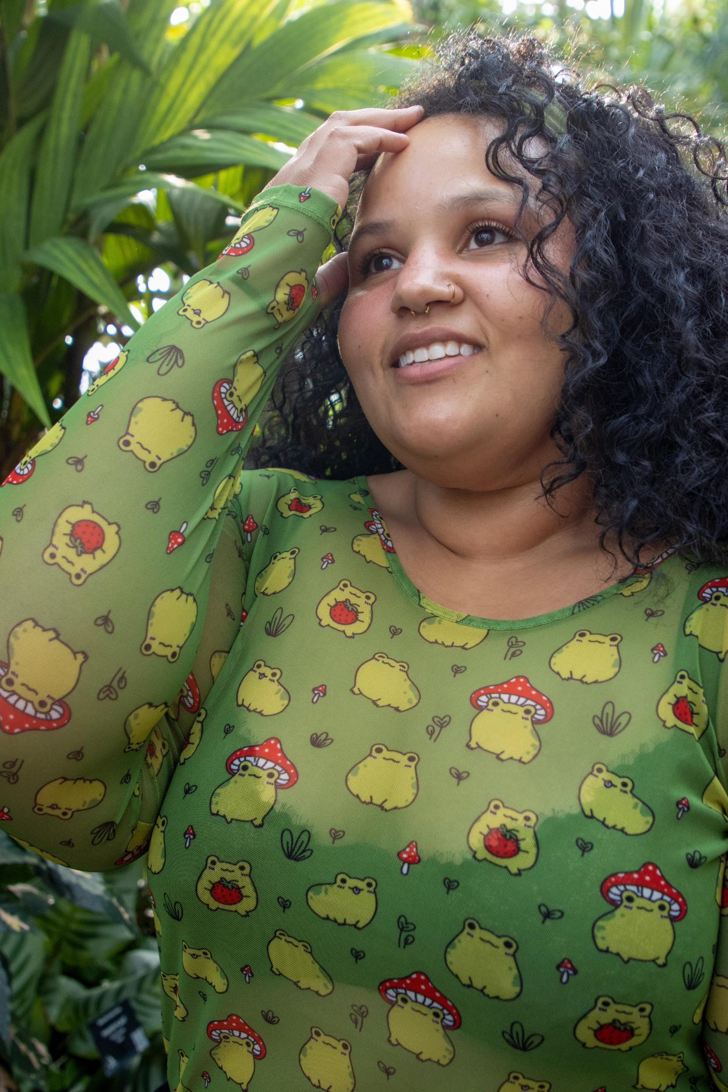 Mesh Top - Hoppy Meadow