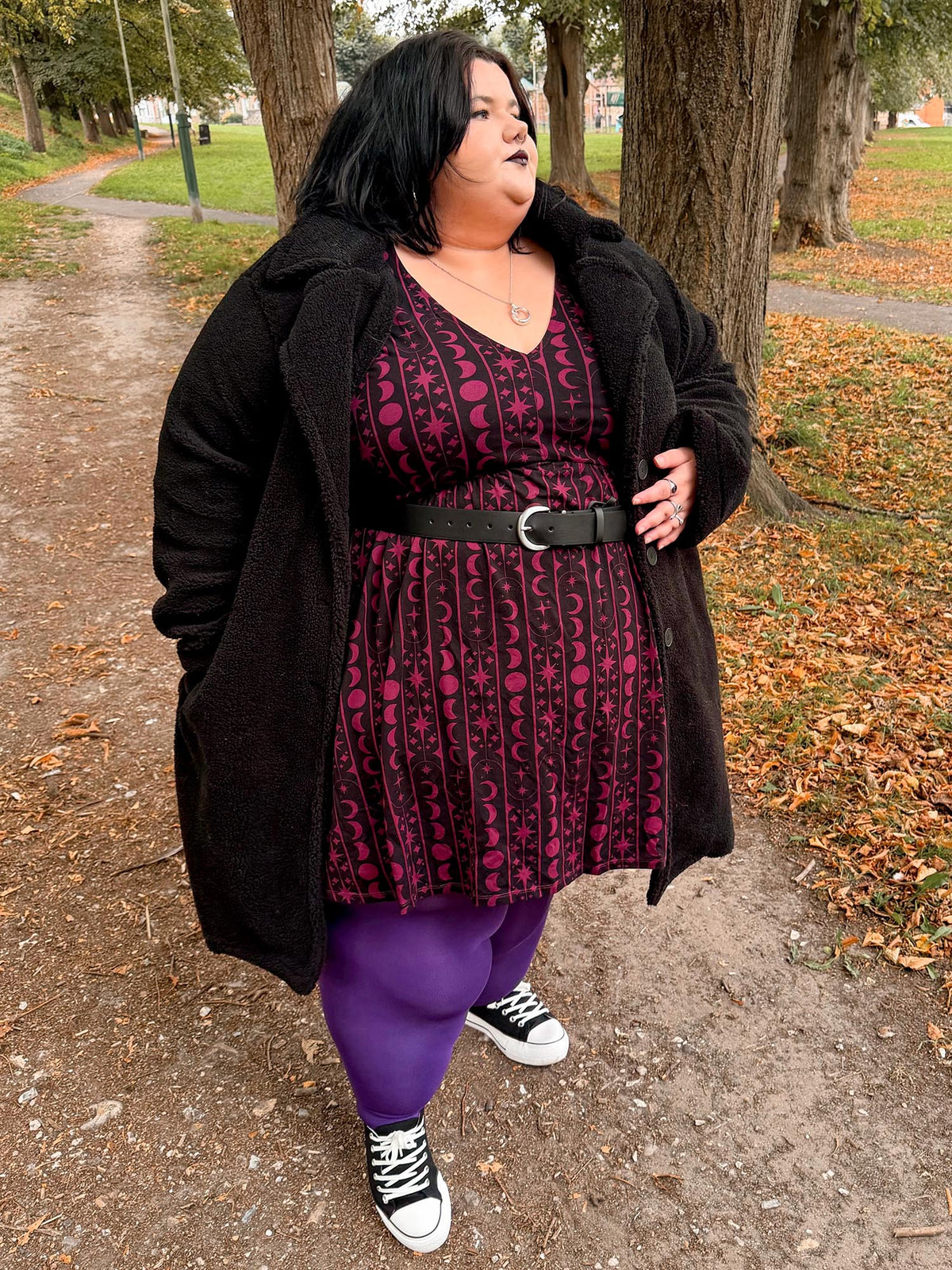 120 Denier Super-Opaque Tights - Fancy Darkness
