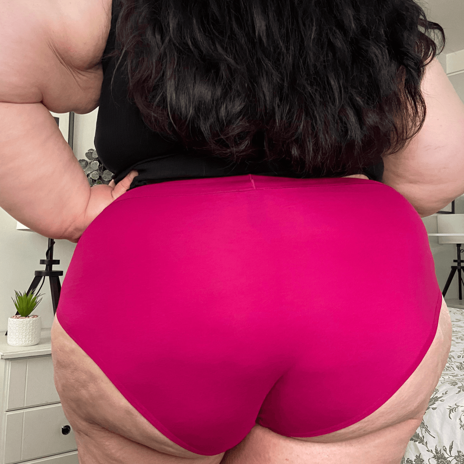 Braguitas de algodón orgánico - Frambuesa