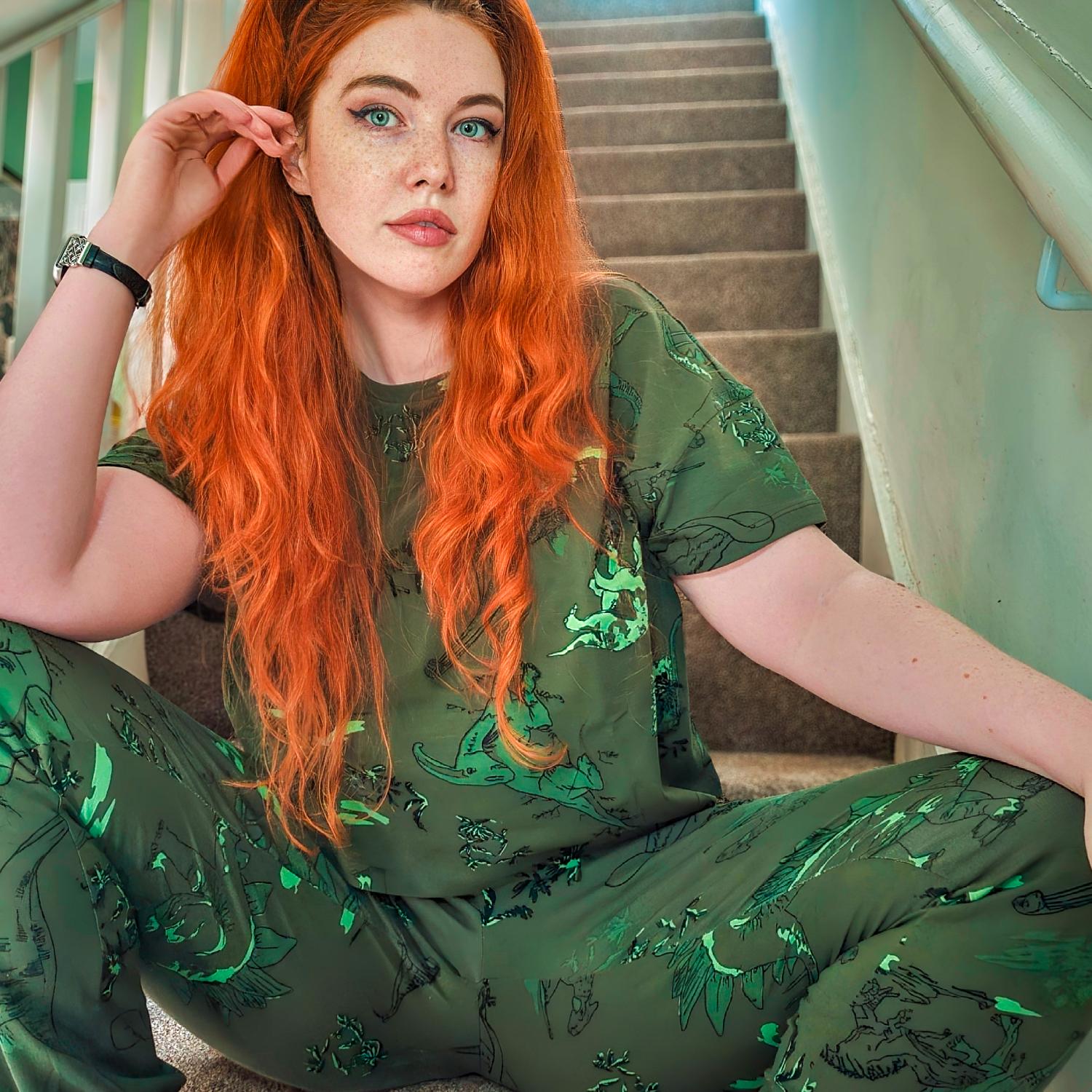 Organic Cotton PJ Bottoms - Dino