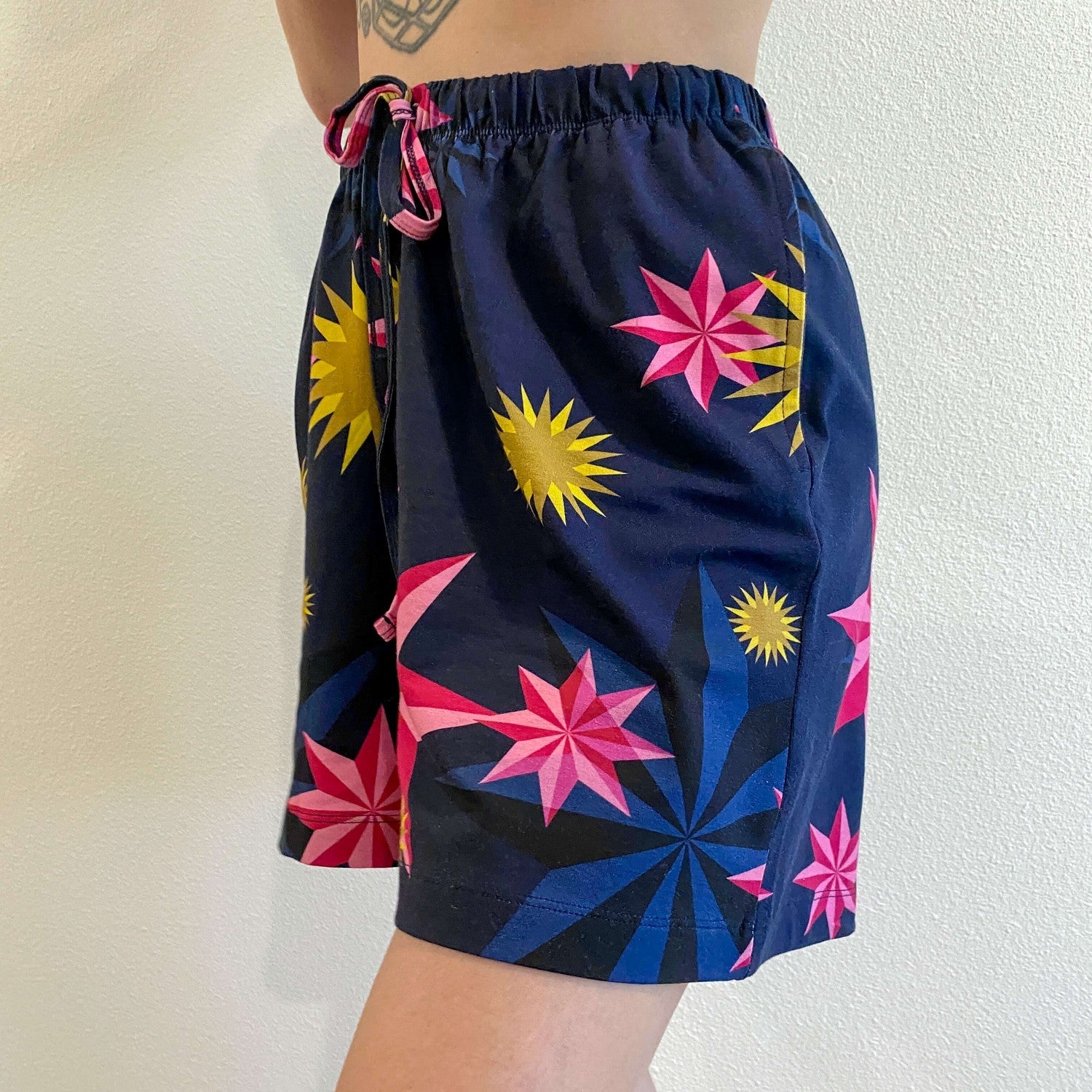 Organic Cotton PJ Shorts - Stars