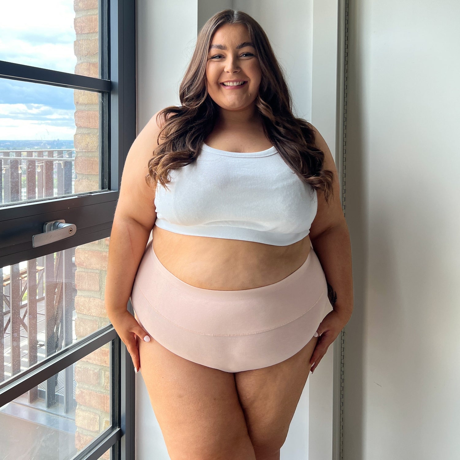 Braguitas de algodón orgánico - Rosa ballet