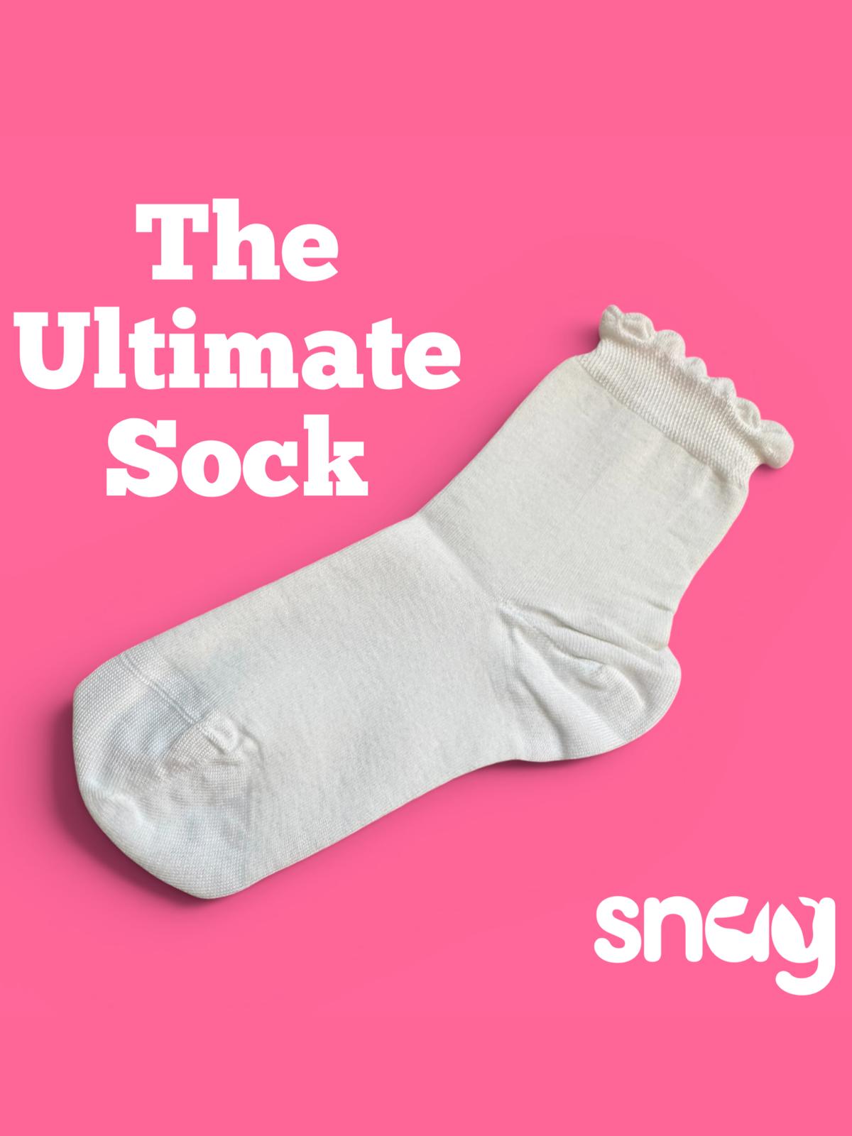 Ultimate Bamboo Ankle Socks - White