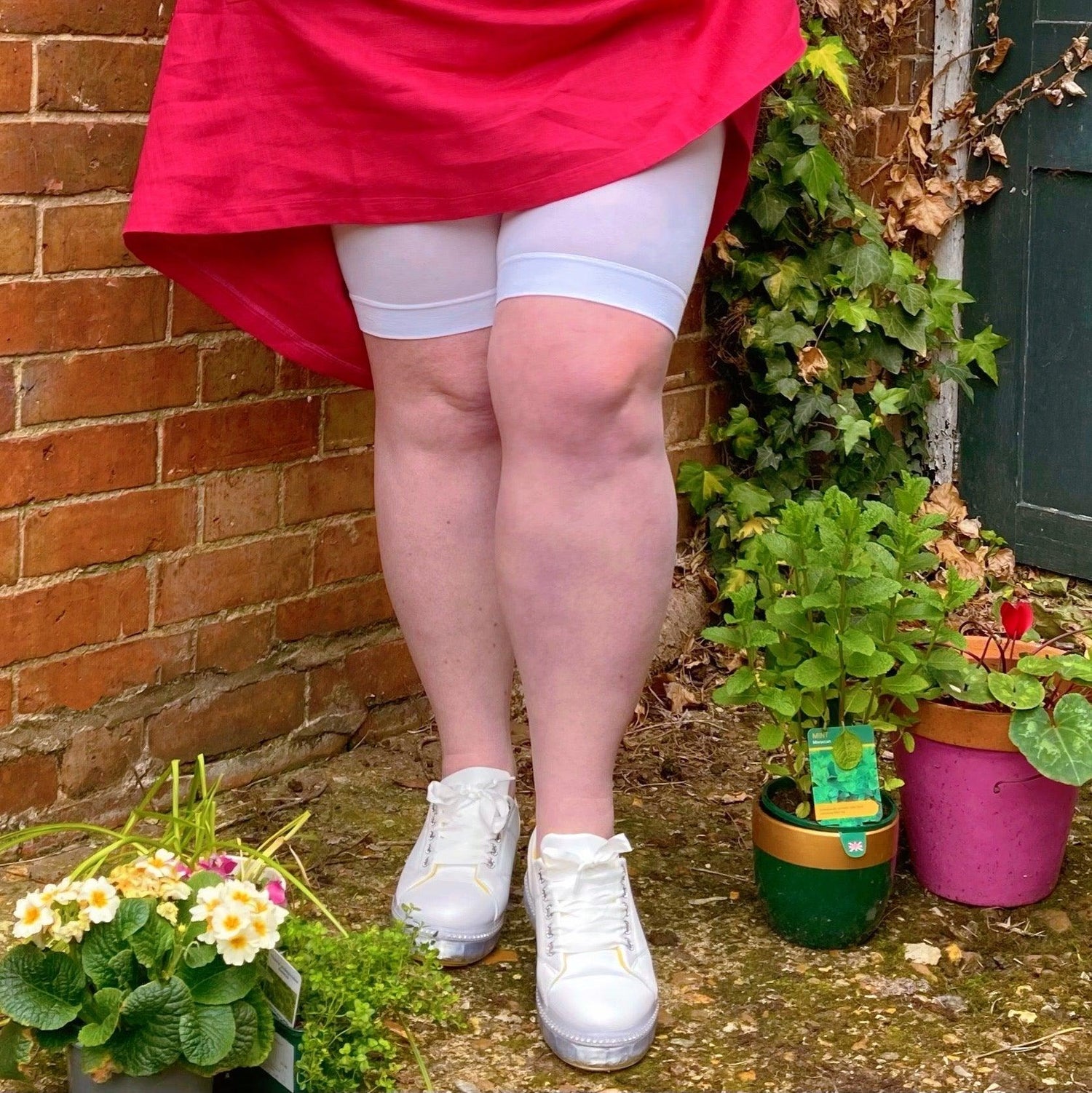 Stay Cool Chub Rub Shorts - Blanco