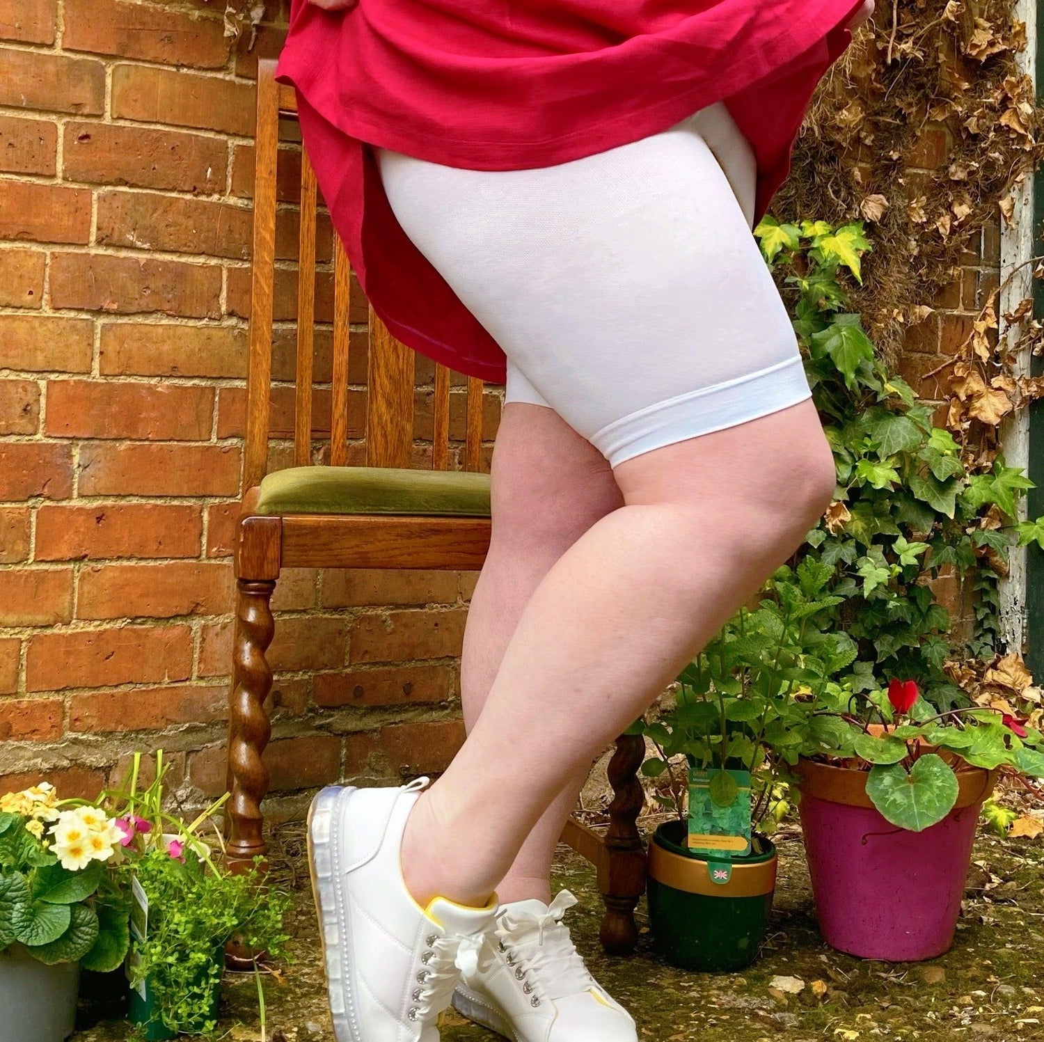 Stay Cool Chub Rub Shorts - Blanco