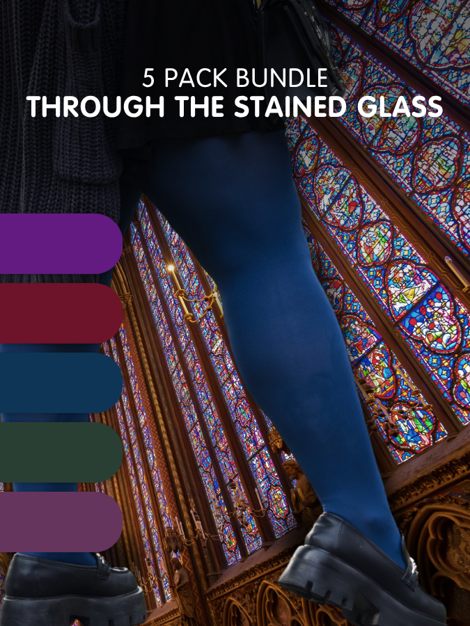 5 Pack Bundle - Through The Stained Glass: Kraken's Breath, Cherry, Fancy Darkness, Crocodile, Plum