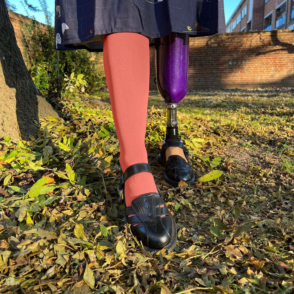 LE Tights - 120 Denier Tights - Salmon