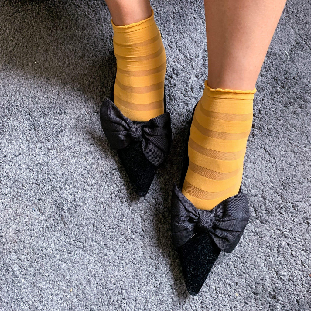 Socks - Ankle Sock Lolly - Mustard