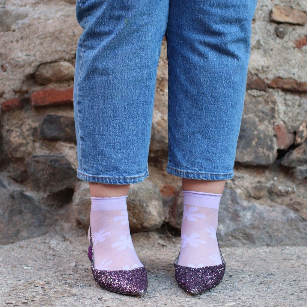 Socks - Ankle Sock Pop - Cassis De Violet